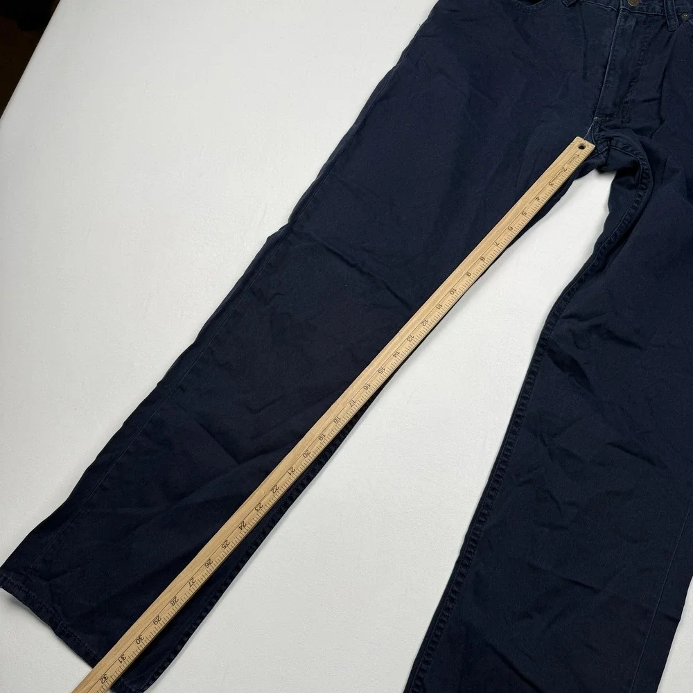Polo Ralph Lauren Jeans Mens 33x32 Blue 650 Straight Fit Cotton Denim Pants